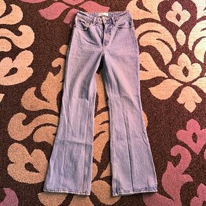 Abercrombie & Fitch curve love the vintage flare high rise size 2R 26 waist